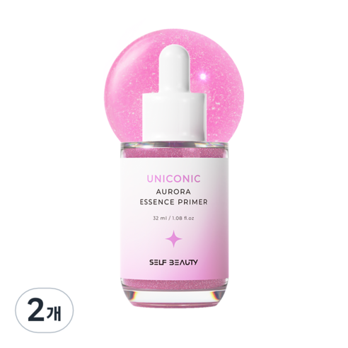 셀프뷰티 유니콘 오로라 에센스 프라이머 32ml, 2개