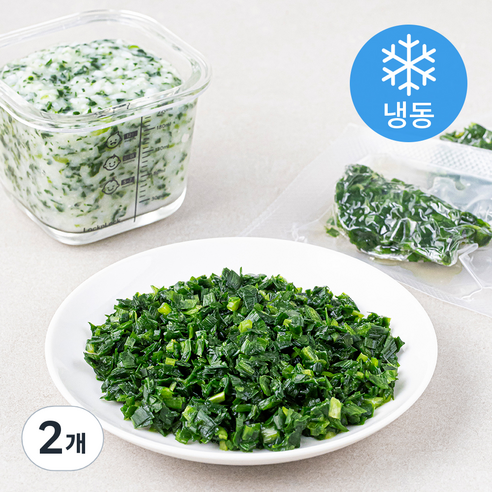 맘마유 부추 다짐 (냉동), 160g, 2개, 부추맛