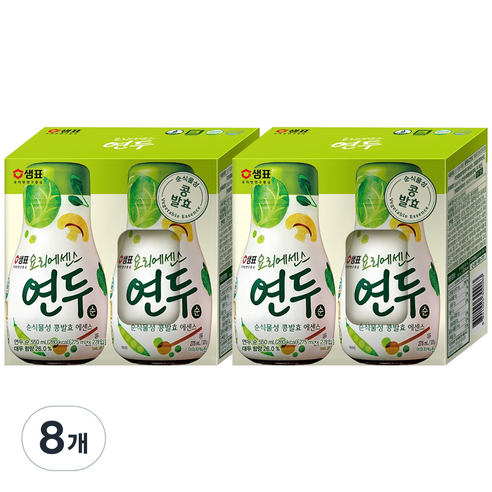 샘표 요리에센스 연두 순맛, 275ml, 8개