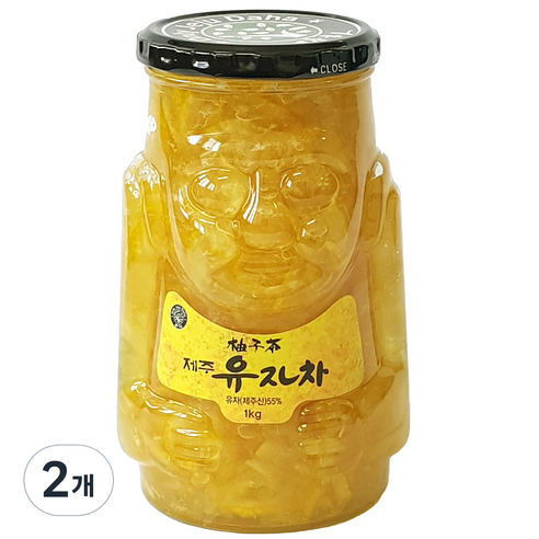 제주유자차 1KG, 1개입, 2개
