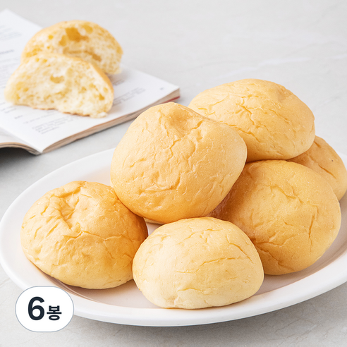 브로드카세 발효종 순수모닝빵 9알, 270g, 6봉