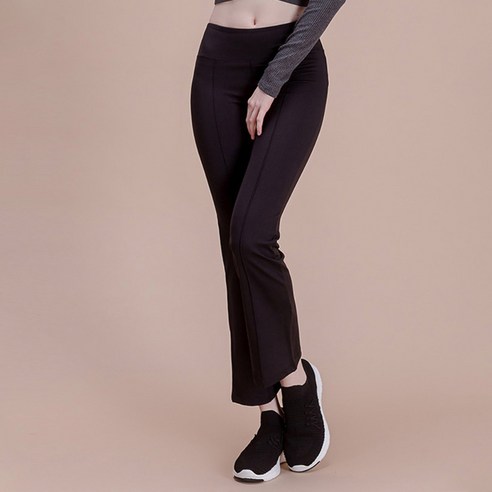 뒤란 여성용 루사 핀턱 부츠컷 바지 DFW4044