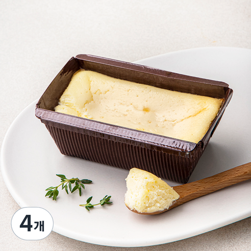 브로드카세 소프트 플레인 치즈 케이크, 180g, 4개