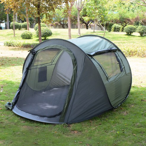 빠르고 편리한 설치와 견고한 내구성을 자랑하는 코멧 아웃도어 원터치 텐트