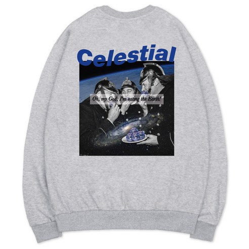 벤힛 Celestial 세미 오버핏 특양면 빅사이즈 맨투맨