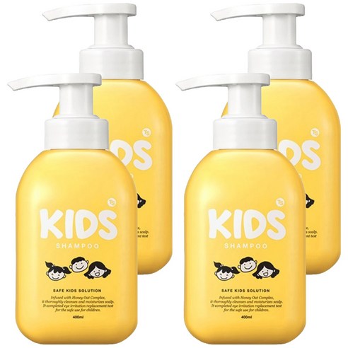TS 키즈 샴푸, 400ml, 4개