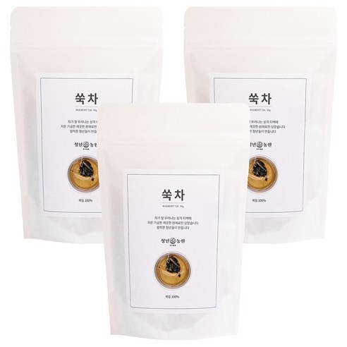 청년농원 쑥차, 1g, 50개입, 3개