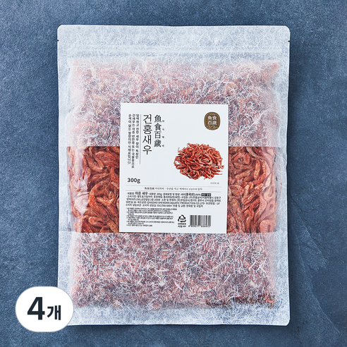 어식백세 건홍새우, 300g, 4개