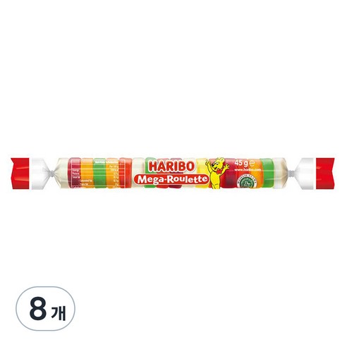 하리보 메가룰렛 젤리, 45g, 8개