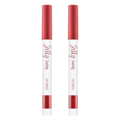 미샤 실키래스팅 립 펜슬 0.25g, 커피베리, 2개