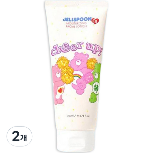 젤리스푼 케어베어 모이스처라이징 페이셜 로션, 2개, 200ml