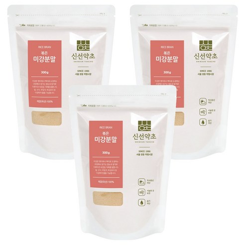 신선약초 볶음미강 분말, 300g, 3개