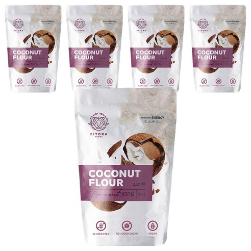 키토라푸드 글루텐프리 코코넛가루, 500g, 5개