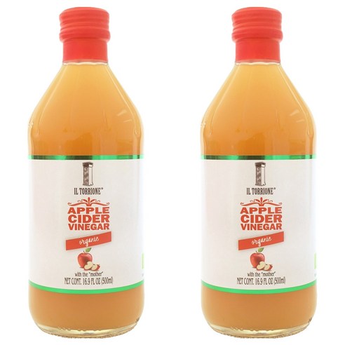 일토리오네 유기농 사과식초, 500ml, 2개