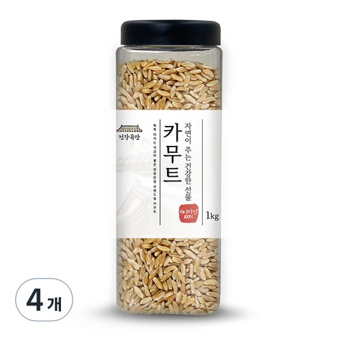 대구농산 건강곡간 골드 카무트, 1kg, 4개