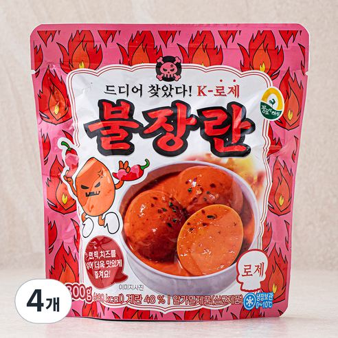 풍요한아침 불장란 로제, 300g, 4개