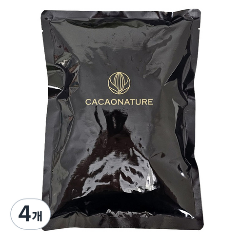 쿠킹스토리 카카오네이처 화이트 컴파운드 코팅 초콜릿, 500g, 4개