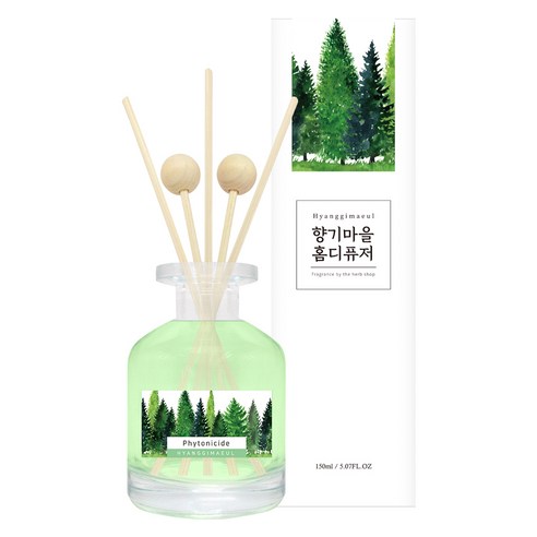 향기마을 실내용 홈 디퓨저, 피톤치드, 150ml, 1개