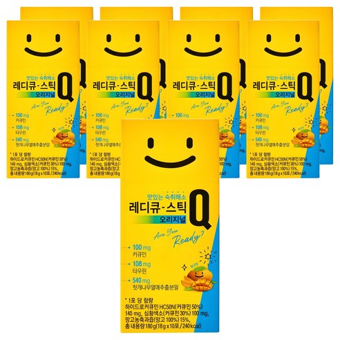 레디큐 스틱 오리지널 맛있는 숙취해소 젤리, 18g, 90개