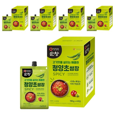 청정원순창 청양초쌈장, 190g, 20개