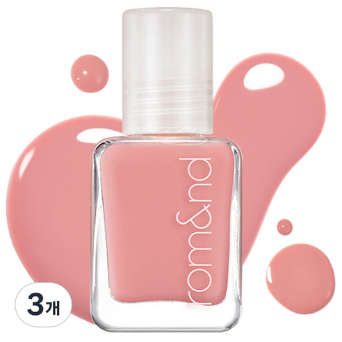 롬앤 무드 페블 하드너 04 베리 베리어, 7ml, 3개