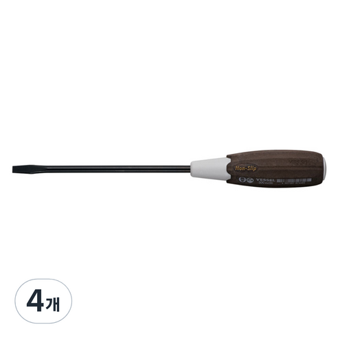 베셀 논슬립 드라이버 300 일자 6 x 150 mm, 4개