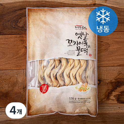 외갓집곳간 옛날 꼬치어묵 물떡 (냉동), 576g, 4개