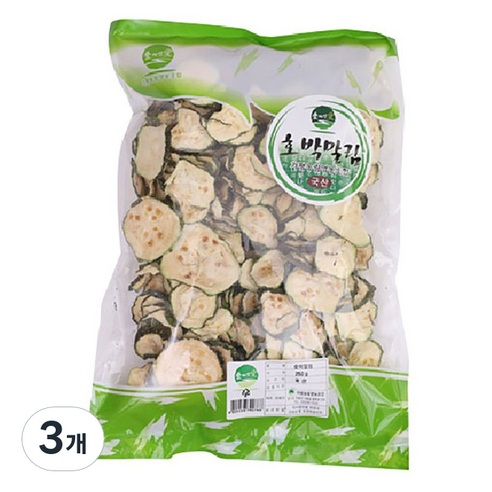 숲자연애 호박말림, 250g, 3개