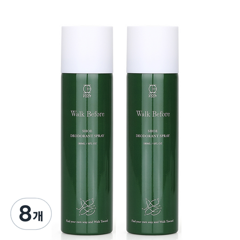 쿨풋 신발 냄새 제거 탈취제 본품, 180ml, 8개