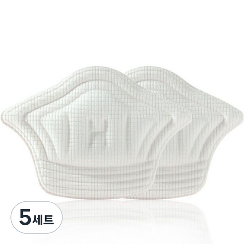 리프 두꺼움 뒷꿈치 패드 베이지 2p 세트, 5세트