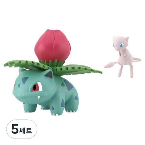 반다이 포켓몬 스케일 월드 관동지방 뮤 + 이상해풀 세트, 5세트