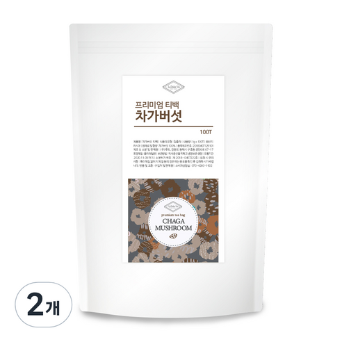 라돌체비타 차가버섯 삼각티백, 1.2g, 100개입, 2개