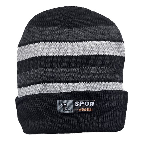 헨센 남성 겨울 방한 비니 모자 sport