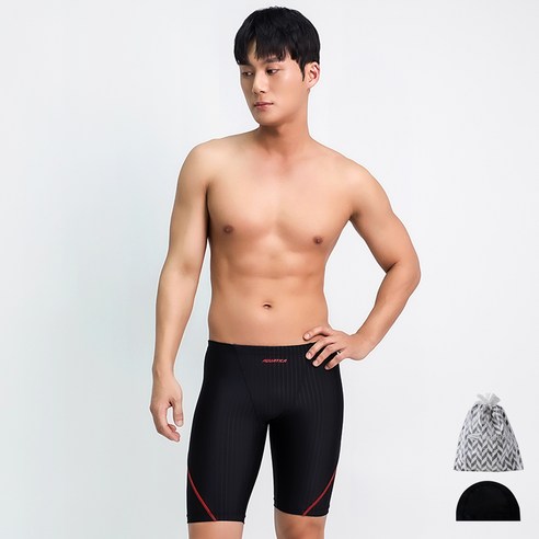 아쿠아티카 남성용 실내 수영복 3종 세트 BBF21