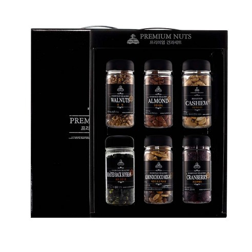 넛츠팜 프리미엄 6종 견과세트 3호, 1100g, 12세트