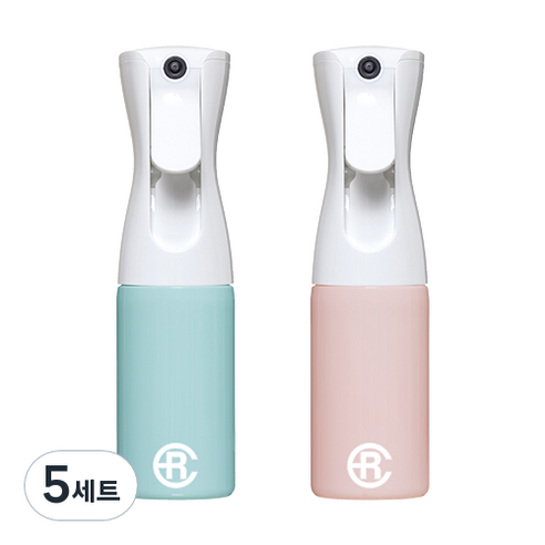 에어라파 안개 분무기 160ml 2종 세트, 5세트, 아이스크림 민트, 아이스크림 핑크