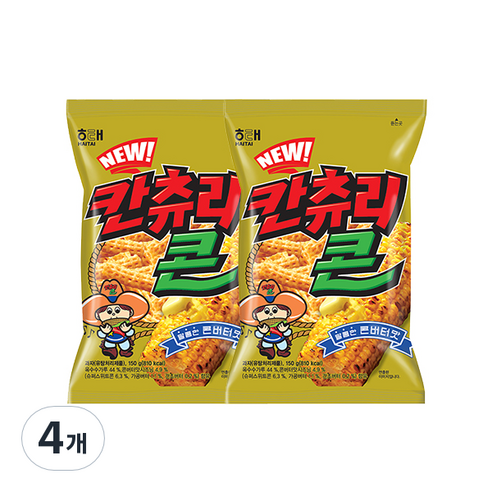 해태제과 NEW 칸츄리콘, 150g, 4개