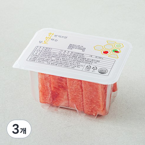 한반도 간편 수박, 3개, 500g