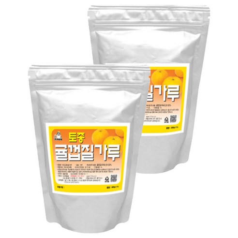 백장생 토종 귤껍질가루, 2개, 300g