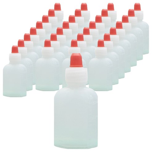 신도공업 일회용 짧은 뚜껑 약병 PE 말랑이 30cc, 500개