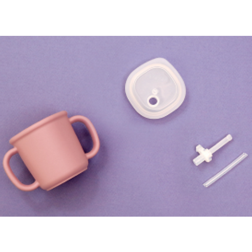 에디슨 스스로 실리콘 양손 빨대컵: 안전하고 건강한 우리 아이 첫 빨대컵