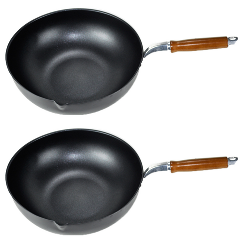 쿡앤쿡 국산 경질 코팅 북경팬, 26cm, 2개