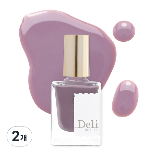 델리뷰티 딥시럽 루어인무드 네일컬러 10ml, MPK702 로즈 스모크, 2개