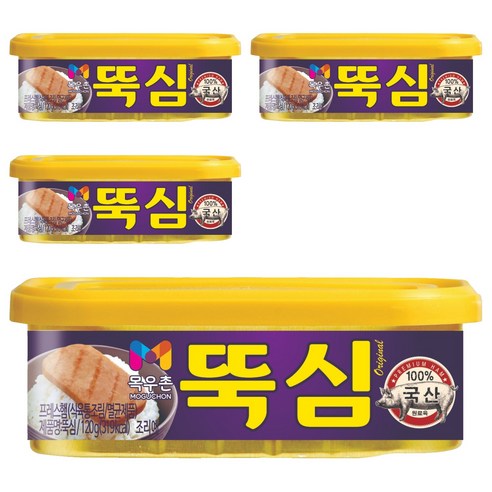 목우촌 뚝심, 120g, 4개
