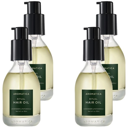 아로마티카 리츄얼 헤어 오일 라벤더 앤 패츌리, 50ml, 4개
