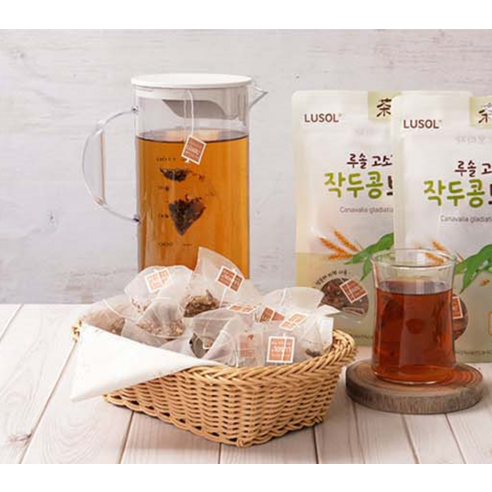 향긋한 구수함으로 힐링하는 루솔 작두콩 보리차!