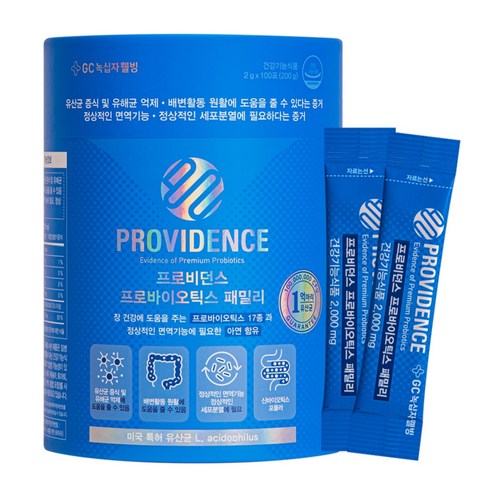 GC녹십자웰빙 프로비던스 프로바이오틱스 패밀리, 2g, 100개