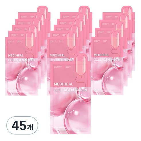메디힐 콜라겐 뮤신 에센스 마스크팩 20ml, 1개입, 45개