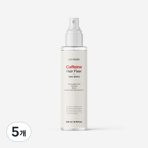 로브로제 카페인 헤어 픽서, 200ml, 5개