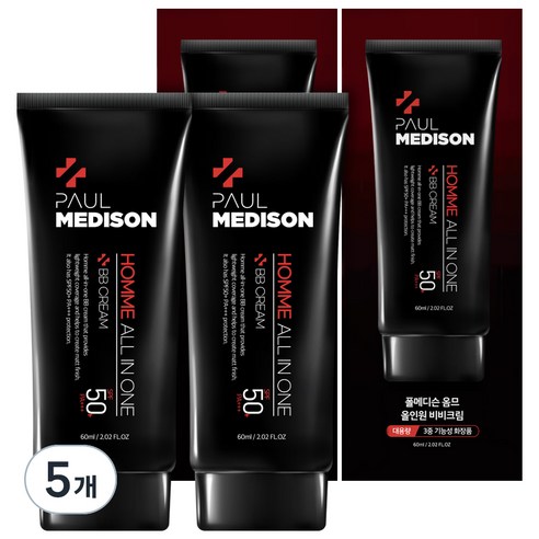 폴메디슨 옴므 올인원 비비크림 60ml SPF 50+ PA+++, 10개